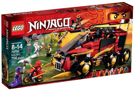 Lego Ninjago 70750 Pas Cher La Base Mobile Des Ninja