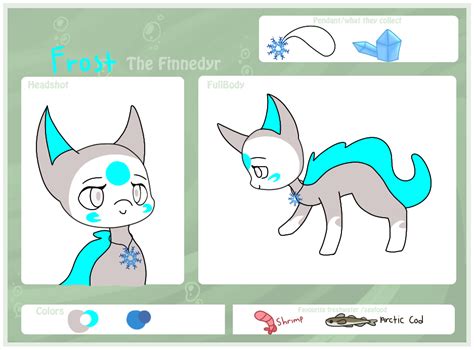 Frost Reference Sheet By It Rained Stars By Clyra The Wolf On Deviantart