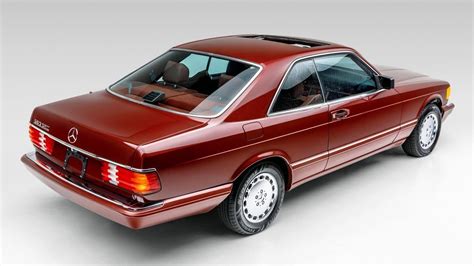 1989 Mercedes Benz 560 Sec C126 Finished In Cabernet Red Youtube
