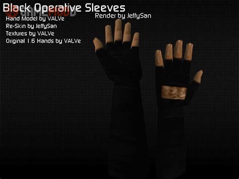Black Operative Sleeves CS Skins Other Misc Arms GAMEMODD
