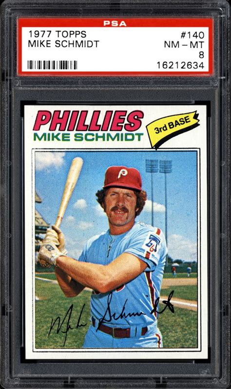 1977 Topps Mike Schmidt Psa Cardfacts