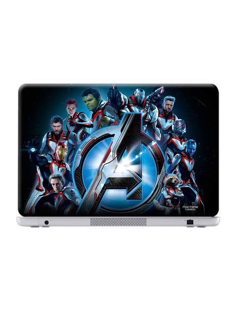 Avengers Line Up Marvel Official Laptop Skin Redwolf