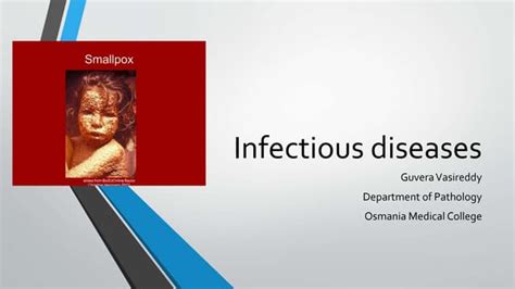 Infectious Diseases An Introduction Ppt