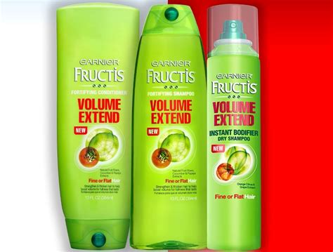 It contains strengthening keratin as well as natural cellulose, which. Fabulous Find: Garnier Fructis Volume Extend Shampoo ...