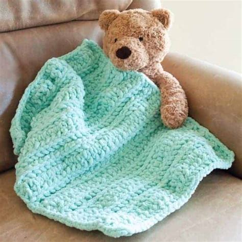 Quick And Chunky Crochet Baby Blanket Pattern Crafting Each Day