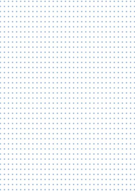 Printable Dotted Grid Paper For School And Notes Vector Isolated