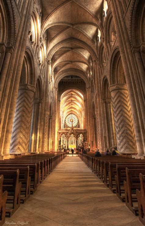 Durham Cathedral Nave Here Is A Photograph Showing The Nav Flickr
