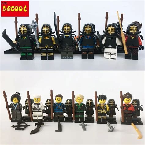 Decool 6pcslot 10059 10064 2018 For Lego Ninjagoes Toy Kai Cole Jay