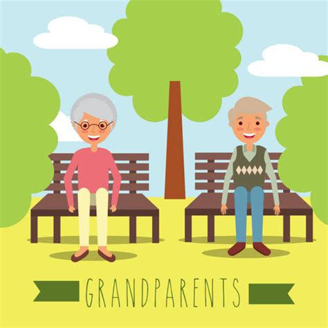 100 Two Old Men Bench Stock Illustrations Royalty Free Vector