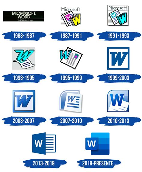 Microsoft Word Logo Y Símbolo Significado Historia Png Marca
