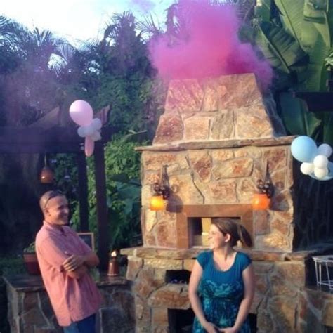 Gender Reveal Idea Light A Pink Or Blue Smoke Bomb To Show The Gender