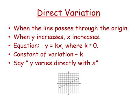 Ppt Direct And Inverse Variation Powerpoint Presentation Free