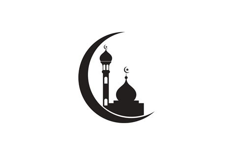 Islamic Mosque Logo Vector Illustration Par Redgraphic · Creative Fabrica
