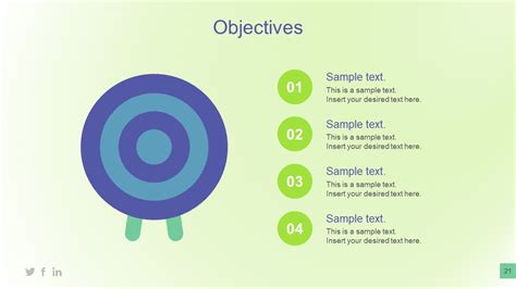 Powerpoint Objectives Examples Download Sample Powerpoint Presentation Genertore2