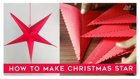 How To Make Christmas Star At Home Diy Christmas Special Holidays