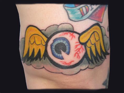 Winged Eye Ball By Jeff Johnson Tattoonow