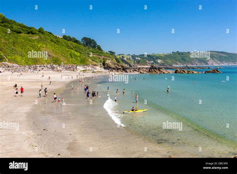 Looe Beach In Cornwall England United Kingdom Europe Stock Photo Alamy