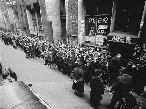 Magical beatles museum situated in the heart of liverpool. 1964 The famous Cavern Club in Liverpool England the scene ...