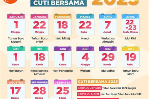 Download Kalender 2023 Format Cdr Bisa Diedit Sesuka Hati Tambah
