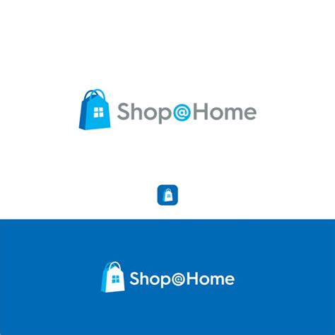 The Logo For Shop At Home Which Is Designed To Look Like A Shopping Bag