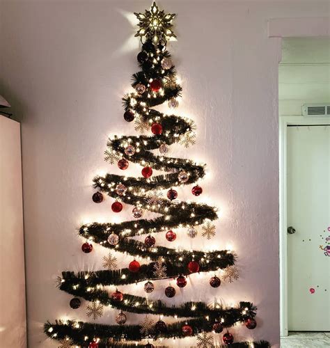 Image May Contain Christmas Tree And Indoor Wall Christmas Tree