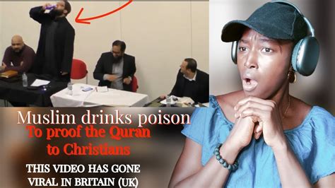 Shaykh Asrar Rashid Accepts Christian Challenge Drinks Poison At Debate In Manchester University