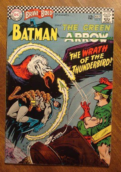 Brave And The Bold 71 1967 Comic Book Batman And Green Arrow Dc Comics