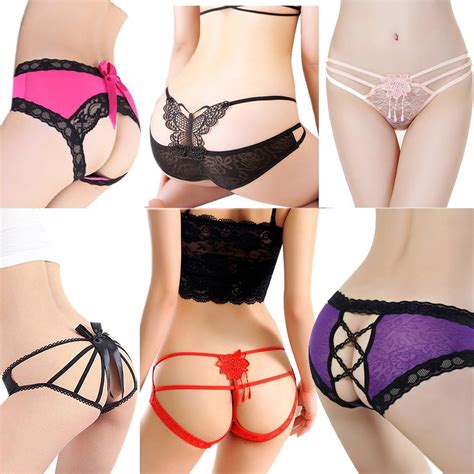 women s sexy panty open back cage tie g string bow strappy lingerie underwear at amazon women s