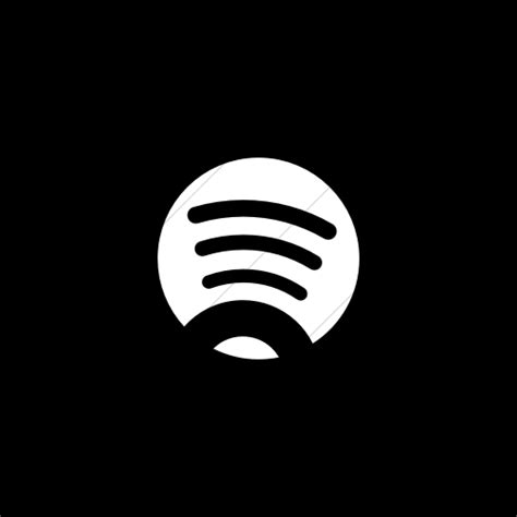 Black Spotify Icon 34 Free Icons Library