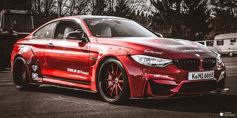 Hd Wallpaper Bmw Cars Coupe Hre Red Wheels Wallpaper Flare