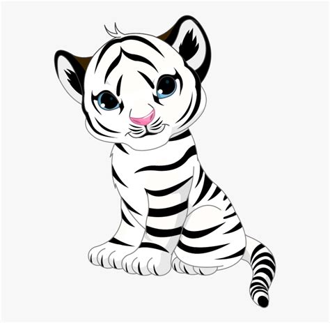 Drawing Tigers Cute Baby Baby Tiger Coloring Page Free Transparent