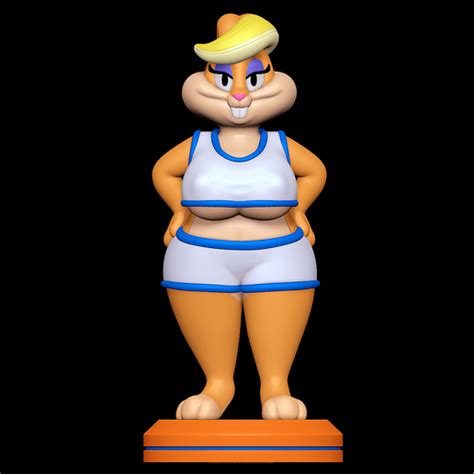 download stl file space jam patricia bunny looney tunes 3d printer template cults