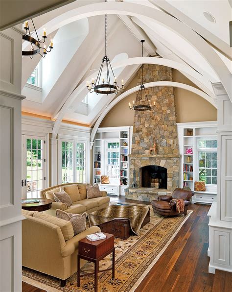 Come and see how we installed these antique wood beams into our living room ceiling. vaulted ceiling + arched beams + moulding detail all in ...