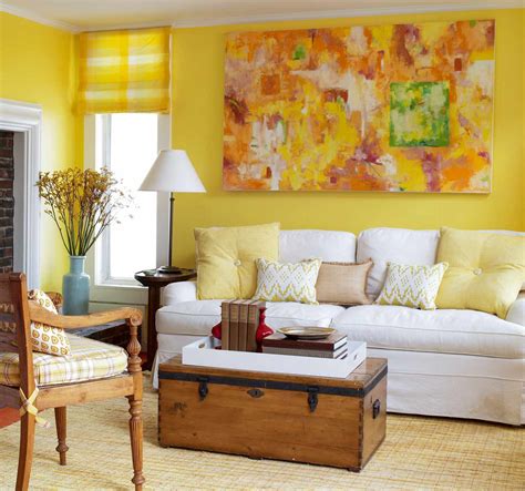 23 yellow living room ideas for a bright happy space better homes and gardens