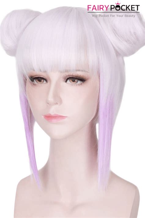 kobayashis dragon maid kanna kamui anime cosplay wig buns