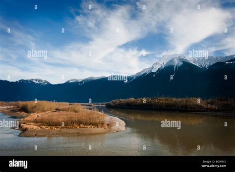 The Fraser River In The Lower Mainland Area Of British Columbia Is The