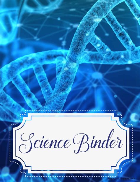 Get behind the scenes with your favorite shows! Free Science Binder Cover | Customize Online & Print at Home