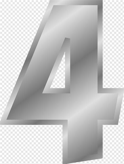 Numero 2 Silver Numbers Clipart Hd Png Download 486x640 5588415