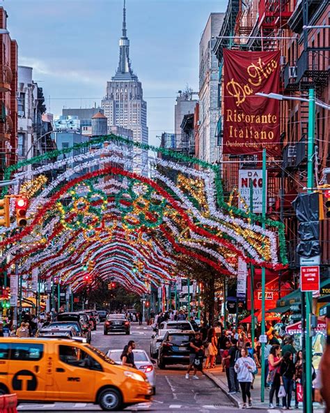 Mulberry Street Little Italy Manhattan Viewing Nyc