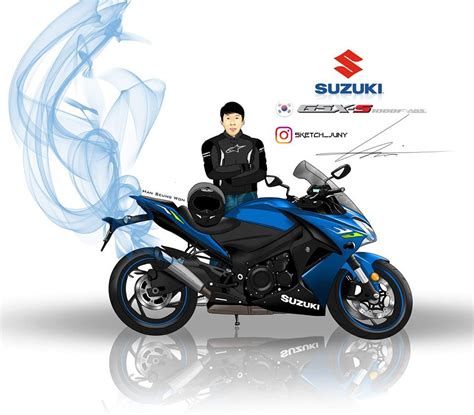 Suzuki Gsx S1000f Suzuki Gsx Motorcycle Sketch Gsx