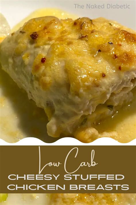 Easy Low Carb Cheesy Stuffed Chicken Recipe The Naked Diabetic