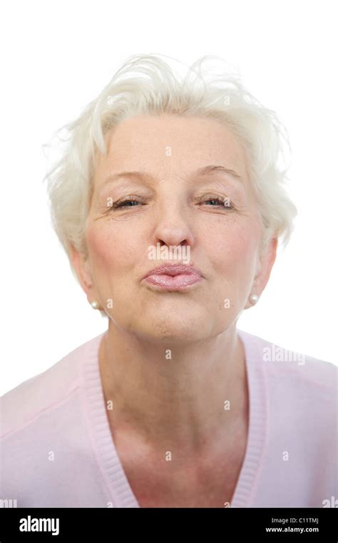 Pursing Her Lips Hi Res Stock Photography And Images Alamy