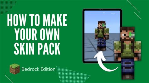 How To Create Your Own Skin Pack For Minecraft Bedrock Edition Youtube