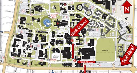 University Of New Mexico Campus Map Map