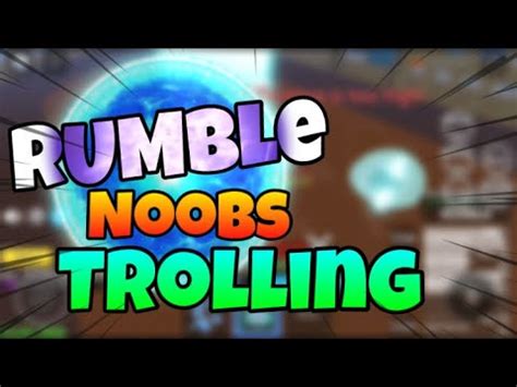 So, let's not waste any time and get to the main content: RUMBLE NOOBS TROLLING BLOX FRUITS |Bloxtrem - YouTube
