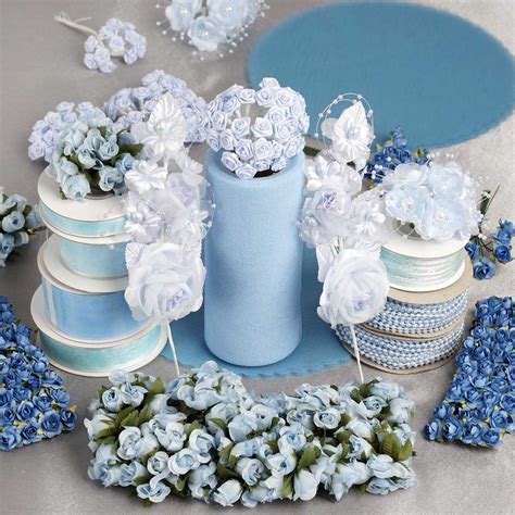 Trying to think of ideas of fun themes for a baby shower? Huge lot of assorted decorations - Baby Blue | Baby blue wedding theme, Wedding catering, Baby ...