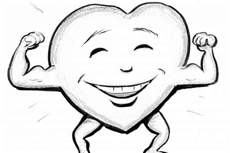 Heart Healthy Coloring Page