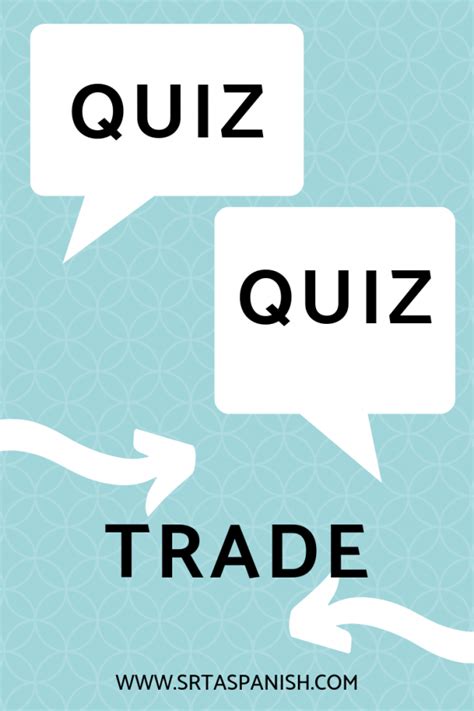 Quiz Quiz Trade Kagan En La Clase Srta Spanish
