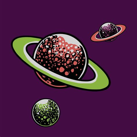 Planets In The Space 2625327 Vector Art At Vecteezy