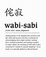 Wabi-sabi Definition Art Download Digital Print - Etsy Australia